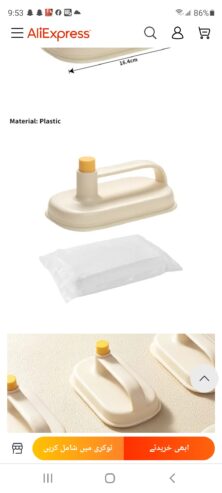 Kitchen Cleaning Brush with Handle Replaceable Magic Cloth