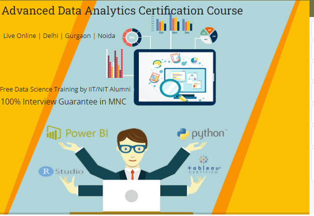 Data Analyst Training Course in Delhi.110016. Best Online Live Data Analyst Training in Kanpur by IIT and MCC Working. [ 100% Job in MNC] Dussehra to Diwali Offer’24, Learn Advanced Excel, SQL, Power Bi, Tableau, Alteryx, Python Data Science and PIG and HIVE, Top Training Center in Delhi NCR – SLA Consultants India